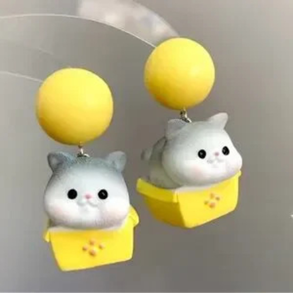 Adorable Kitten Cat Earrings